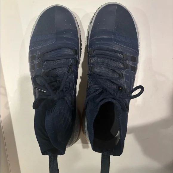 Under Armour Project Rock Navy Blue Sneakers - Picture 3 of 4